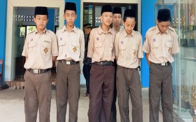 MTs Al-Iman 02 Bulus Gelar PILKANU Masa Jabatan 2024/2025