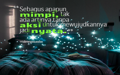 KEINGINAN TANPA KESUNGGUHAN ADALAH KEGILAAN